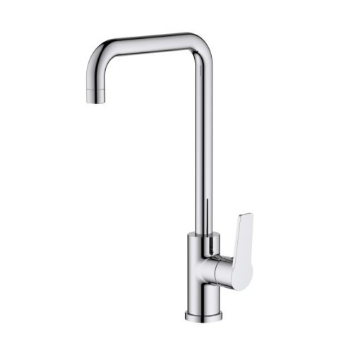 AQ1781CR ЛУГАНО смеситель для кухни (квадратный излив), хром