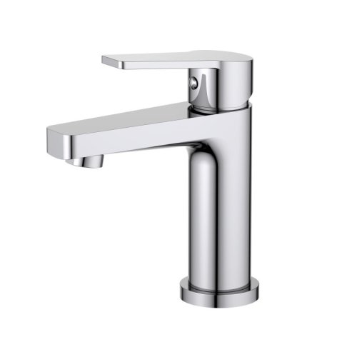 AQ1710CR ЛУГАНО смеситель для раковины 106 без донного клапана, хром