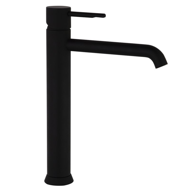 Смеситель высокий для раковины чаши ODISEA 390201NM Черный