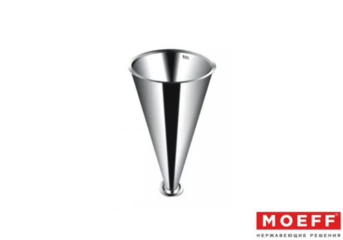Раковина конусная напольная из нержавеющей стали Moeff MF-154