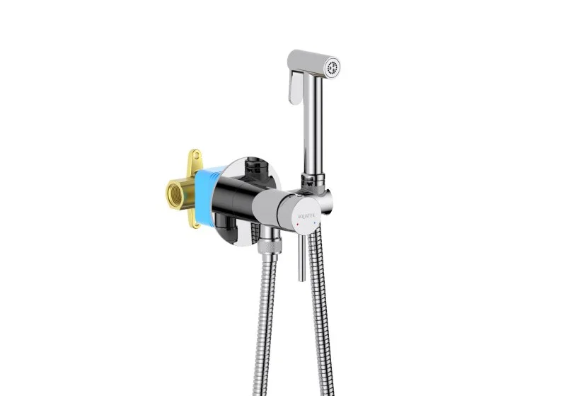 Комплект для гигиенического душа встроенный AQUATEK AQ1021CR ЕВРОПА