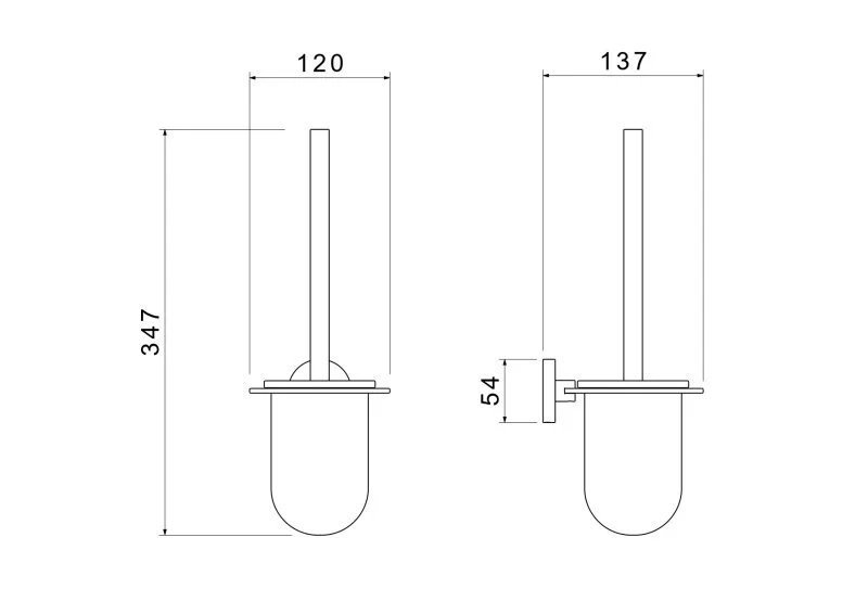 AQ4210BG ОБЕРОН ершик, шлиф. золото