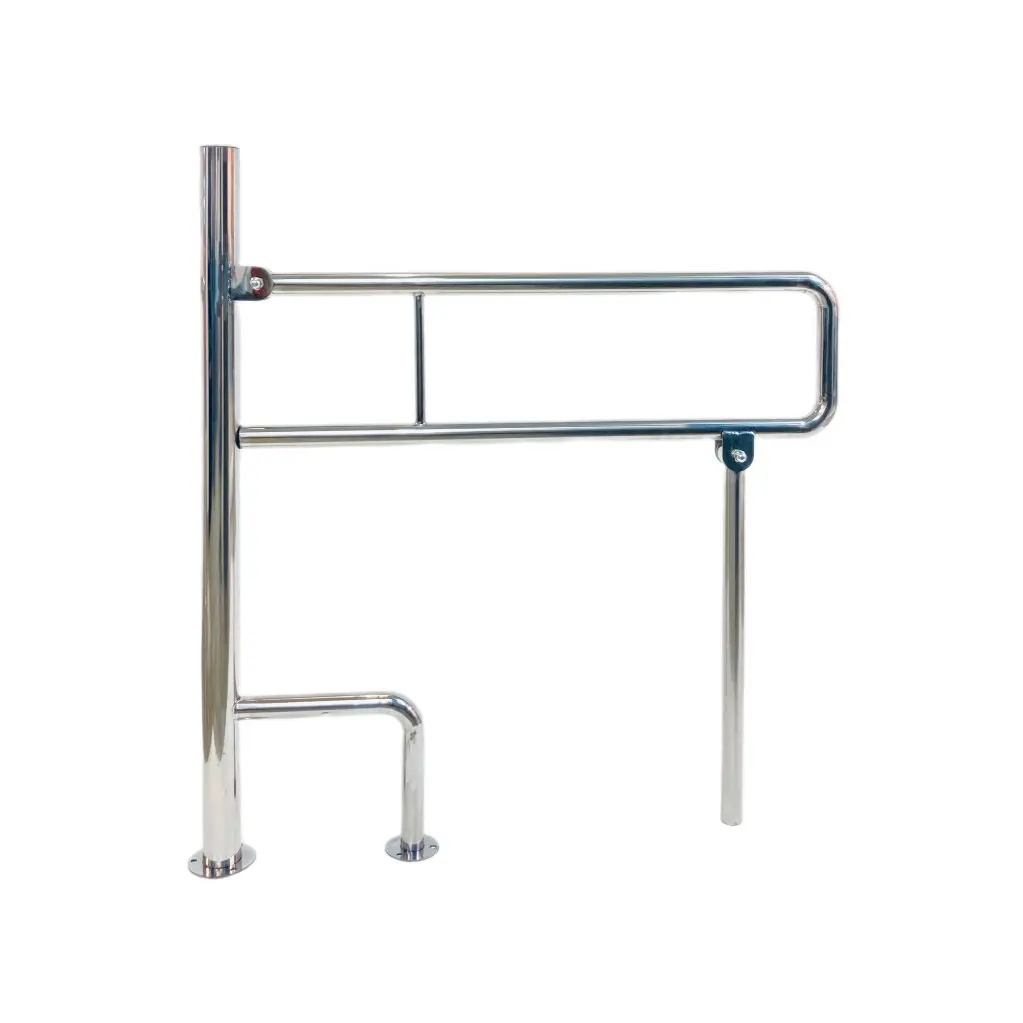 Поручень напольный откидной 900х800, с дополнительной опорой SAWY SNP 42