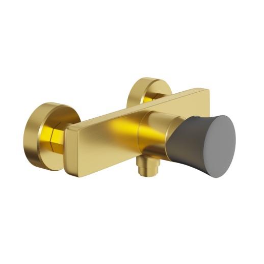 Смеситель для душа PAINI Domus 18PJ511PZ, брашированное золото PVD (PJ)