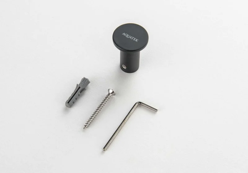 Крючок AQUATEK, матовый черный AQ4401MB ЛИРА