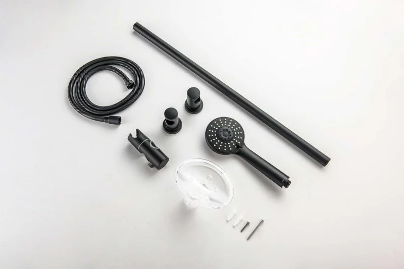 Душевой гарнитур 3jet 65 см AQUATEK, матовый черный AQ2013MB БЕТТА