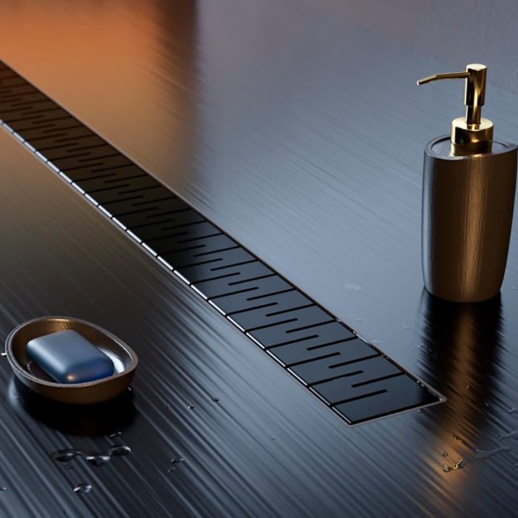 Душевой лоток PAINI CH550MC Medium 550 мм, черный матовый Душевой лоток PAINI CH550MC Medium 550 мм, черный матовый