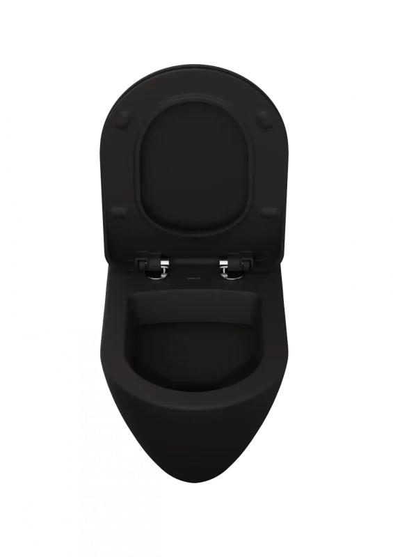 CREAVIT Унитаз подвесной ЧЕРНЫЙ МАТОВЫЙ TP325-11SM00E-0000