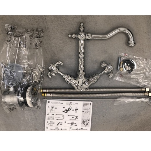 Смеситель для раковины PAINI Ornellaia 87CR250BLMKM высокий, хром (CR) Смеситель для раковины PAINI Ornellaia 87CR250BLMKM высокий, хром (CR)