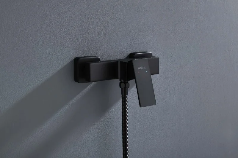 Смеситель для душа AQUATEK, матовый черный AQ1660MB ЛИБРА