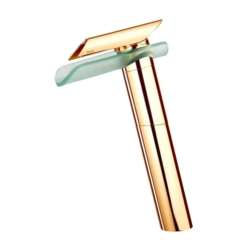 Высокий смеситель для раковины Paini Morgana 73OP205VRLL золото