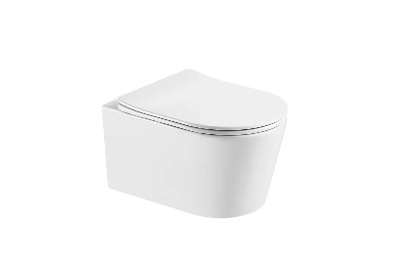 Унитаз подвесной безободковый Aquatek ОБЕРОН AQ1365T-00, 531*360*344 мм, смыв TORNADO