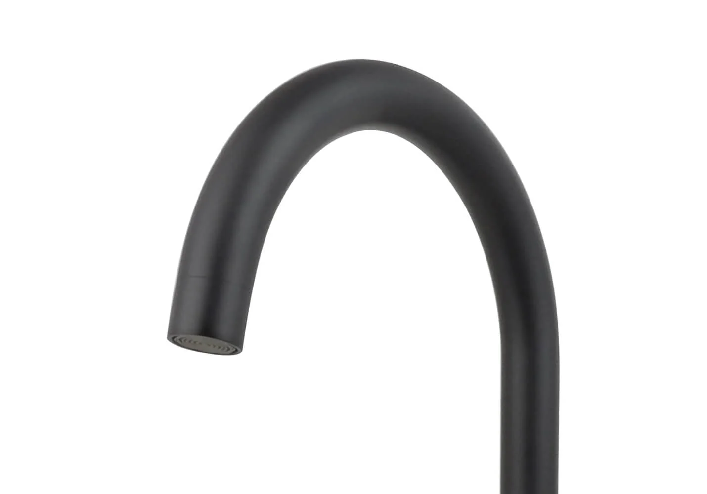 Смеситель для кухни AQUATEK (полукруглый излив), матовый черный AQ1082MB ВЕГА