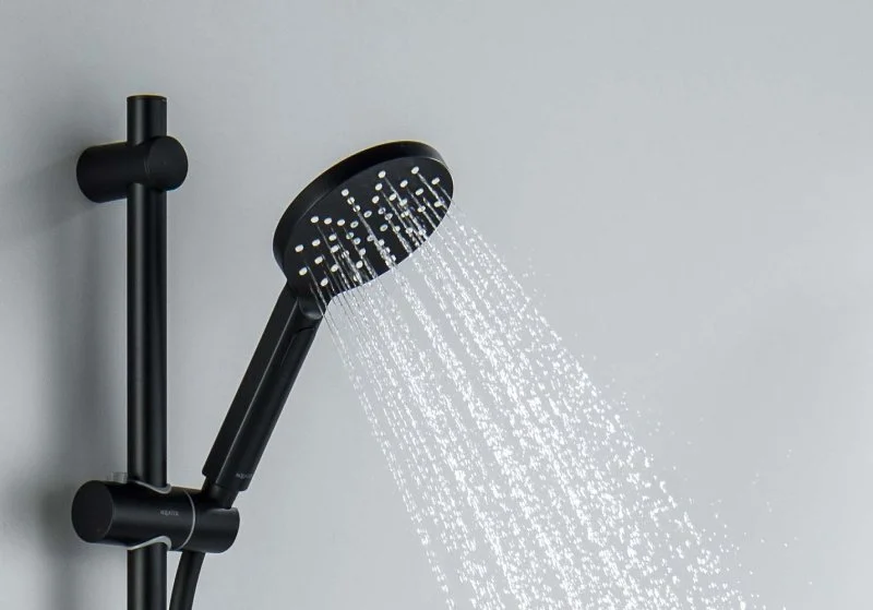 Душевой гарнитур 3jet 60 см AQUATEK, матовый черный AQ2014MB ОБЕРОН