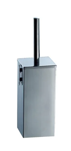 Ершик настенный квадратный из нержавеющей стали глянцевый Nofer 09074.B