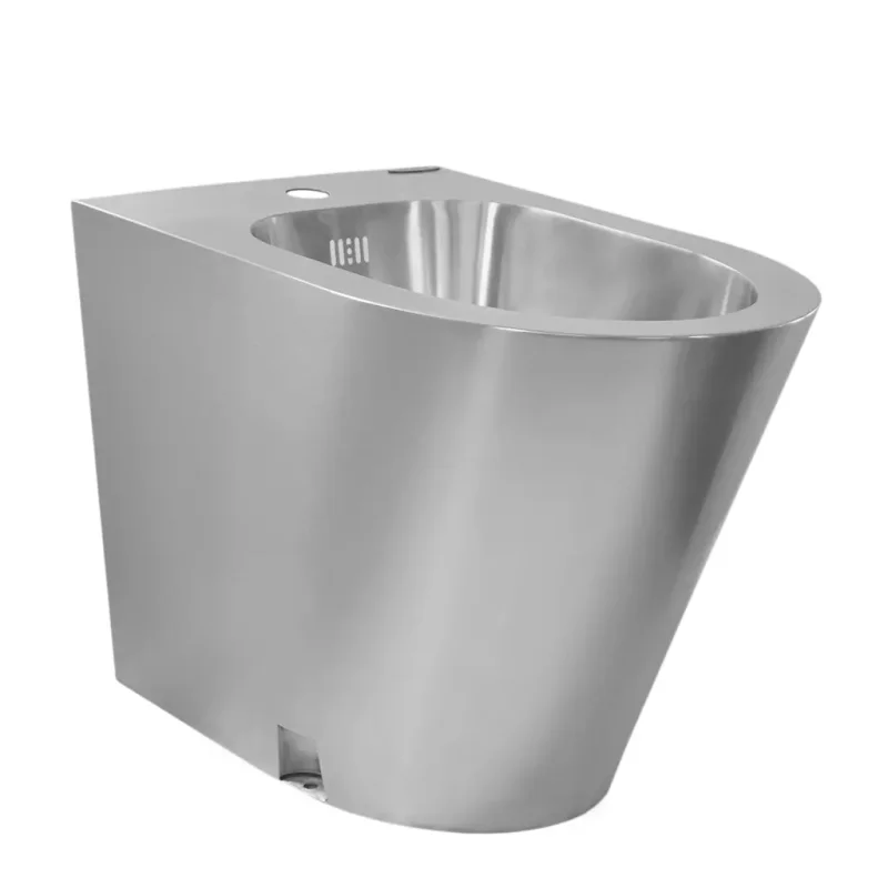 Moeff MF-227 Биде напольное антивандальное из нержавеющей стали