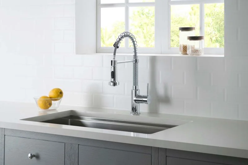 Смеситель для кухни 2 jet (профессиональный) AQUATEK AQ1387CR ЕВРОПА