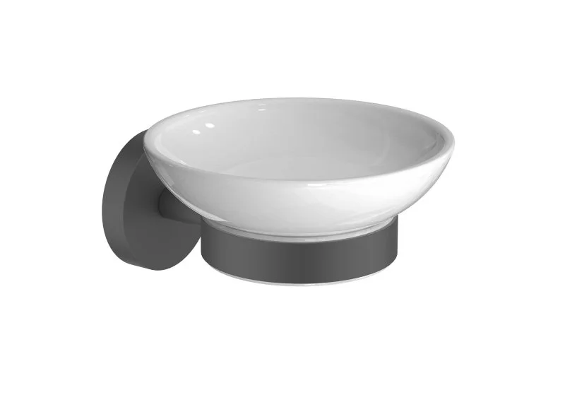 Мыльница AQUATEK, матовый черный AQ4603MB БЕТТА