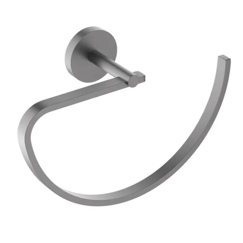AQ4621BGM БЕТТА полотенцедержатель овальный, оружейная сталь
