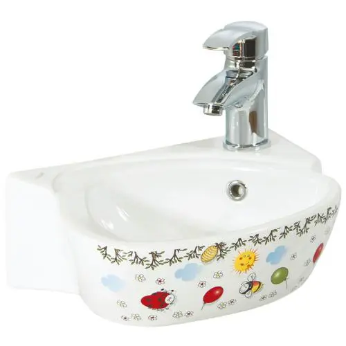 CREAVIT COCUK ДЕКОР Раковина 35 см детская CK035-00CB00E-FF00