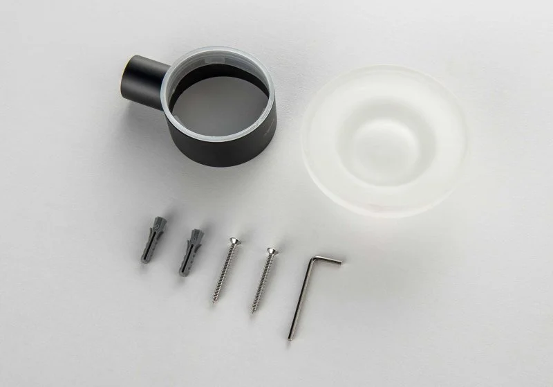 Мыльница AQUATEK, матовый черный AQ4403MB ЛИРА