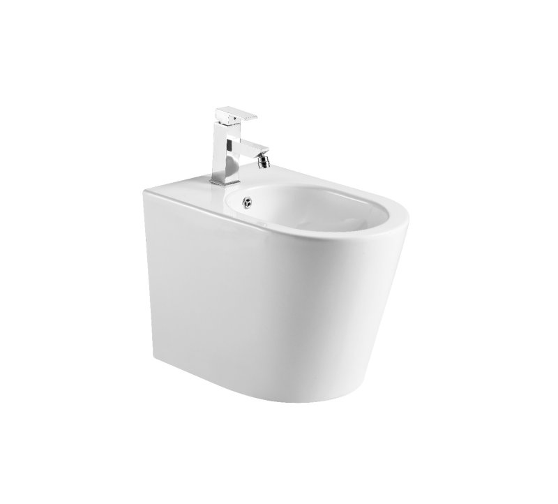 Биде напольное AQUATEK ОБЕРОН/ БЕТТА AQ1276-00, 545*364*393 мм, цвет белый