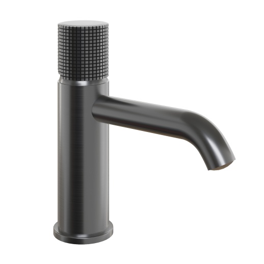 Смеситель для раковины PAINI Cox Grip 7GPZ205O без донного клапана,, черный брашированный PVD (PZ)