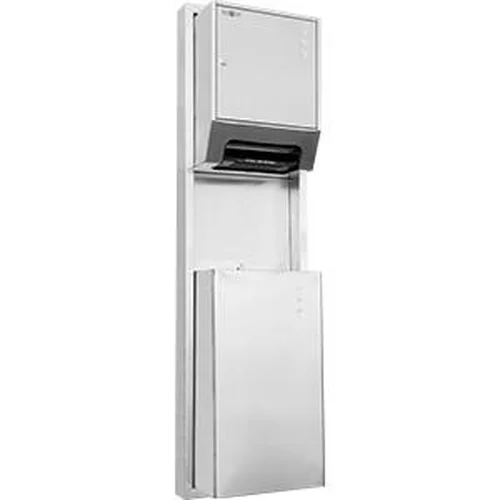 Встраиваевый блок в стену с автоматическим диспенсером полотенец и мусорным баком Nofer 12012.S