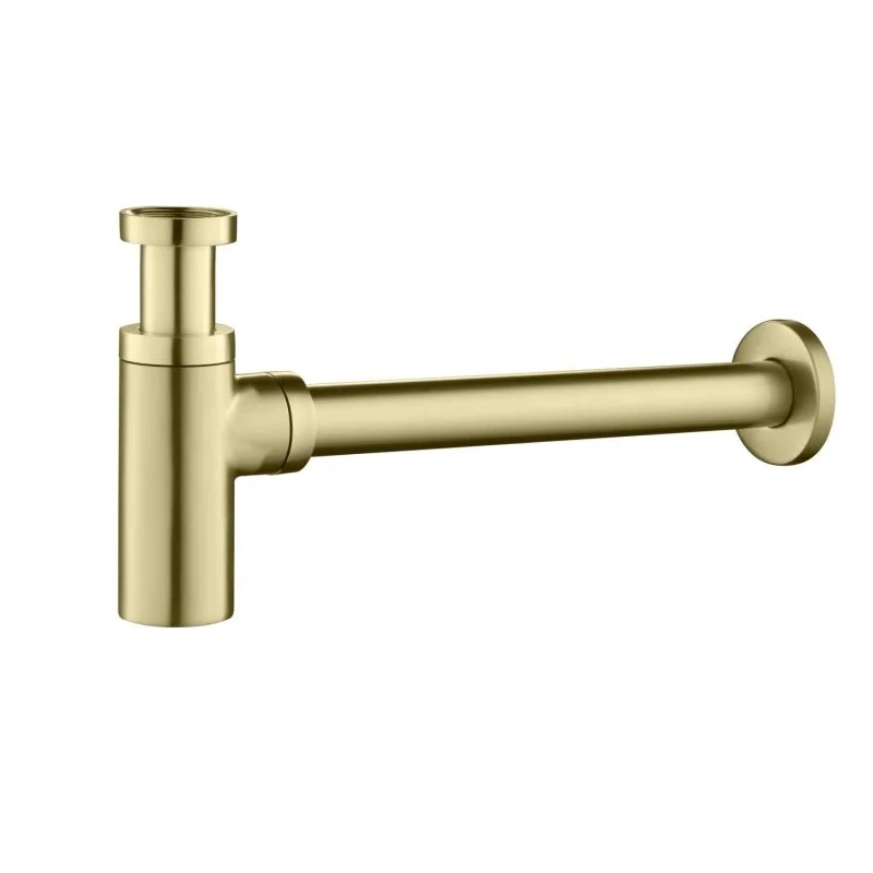 AQ6012BG сифон, шлиф. золото