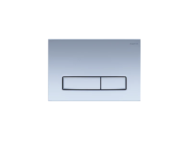 Панель смыва Aquatek Slim Хром матовая (клавиши прямоугольные) KDI-0000024