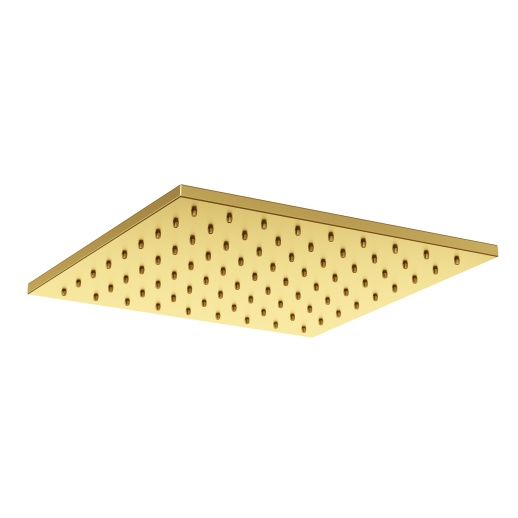 Верхний душ PAINI 50PJ759QQ25 250 мм, квадратный, брашированное золото PVD (PJ)