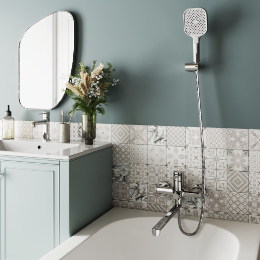 Смеситель для ванны с длинным изливом Urbatec Evolution без аксессура, хром (CR) - EV22823CR Смеситель для ванны с длинным изливом Urbatec Evolution без аксессура, хром (CR) - EV22823CR