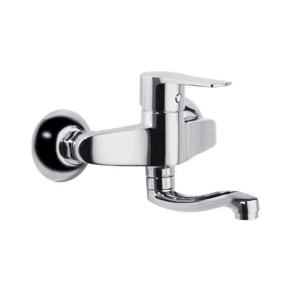 Смеситель для кухни однорычажный наружнего монтажа TITANIUM 180701CCB14