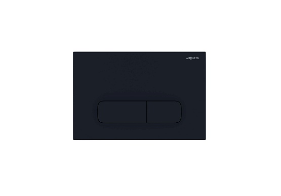 Панель смыва для инсталляции черный матовый AQUATEK PNS-0000010 Pneumo S