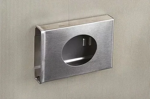 Диспенсер для гигиенических пакетов из нержавеющей стали. Матовый Nofer 04050.S