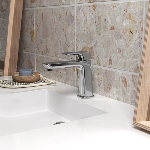 Смеситель для раковины PAINI Nove 09CR205ME без донного клапана, с длинным изливом, хром (CR) Смеситель для раковины PAINI Nove 09CR205ME без донного клапана, с длинным изливом, хром (CR)