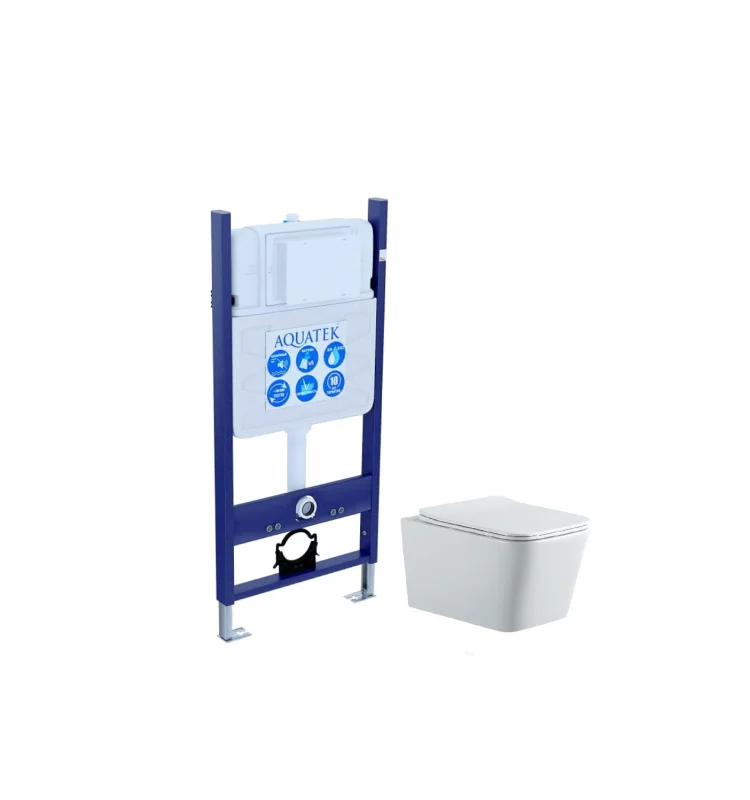 SET AQUATEK ЛИБРА N-14 (рама AQUATEK Standard INS-0000014(без клавиши и крепежа), унитаз ЛИБРА New AQ0530N-00