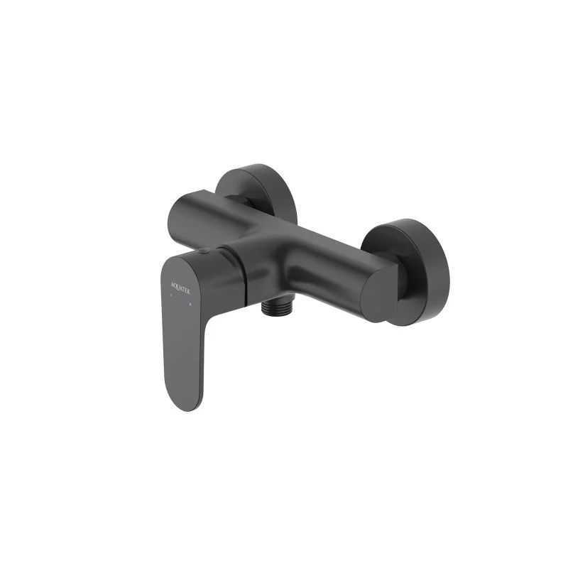 Смеситель для душа AQUATEK, матовый черный AQ1260MB ОБЕРОН