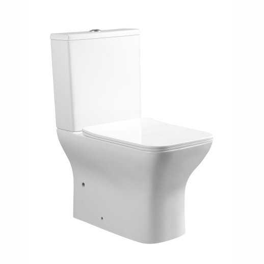 Унитаз-компакт URBATEC GRAZIA BTW URB218302F, безободковый, с сиденьем микролифт, выпуск универсальный