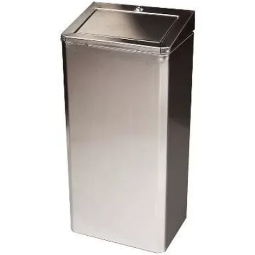 Контейнер для мусора на 35 литров матовый c замком Nofer 14188.2.S