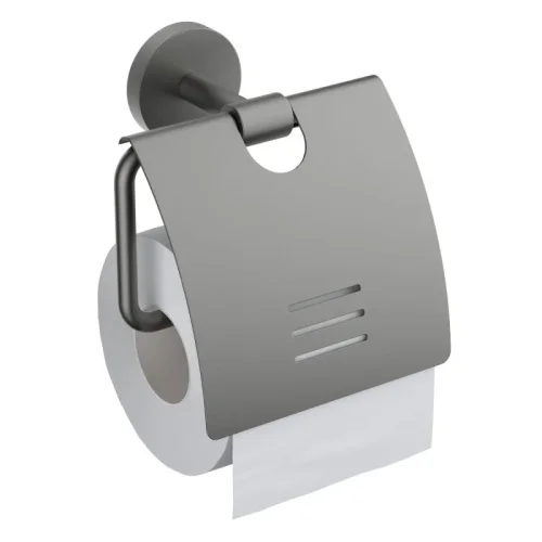 AQ4609BGM БЕТТА бумагодержатель с крышкой, оружейная сталь