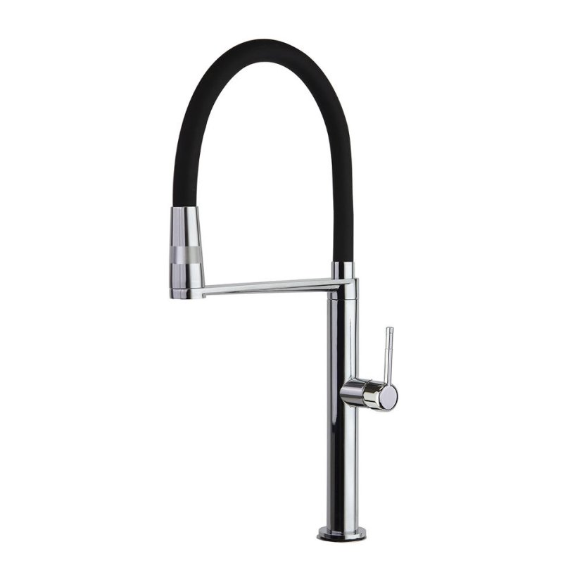 Смеситель высокий для кухни однорычажный с магнитным держателем и гибким шлангом KITCHEN MAGNET 388801MA