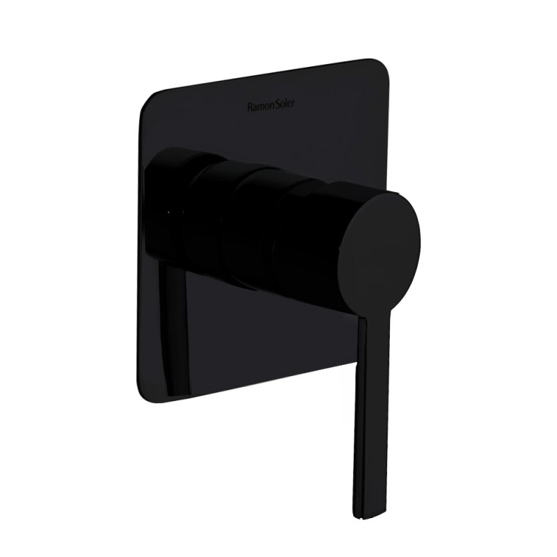 Встраиваемый смеситель для душа на 1 выход DRAKO 331801SNM  черный