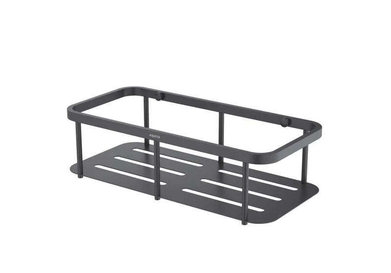 Полка для душа AQUATEK, матовый черный AQ4936MB