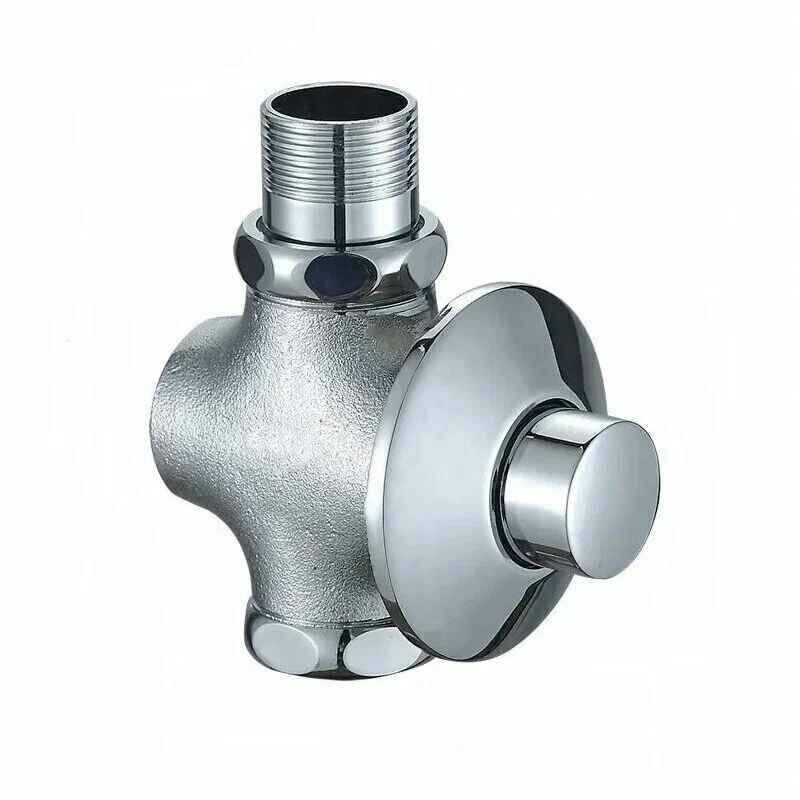 Кран смывной нажимной настенный для унитаза и чаши Генуя Варион 8490990