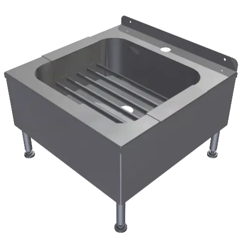 Решетка мойки для ног 400х200 (AISI 304 d 18) Тругор