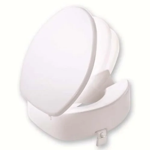 Сиденье высокое с крышкой Durolux для унитаза, для инвалидов Nofer 15039.W
