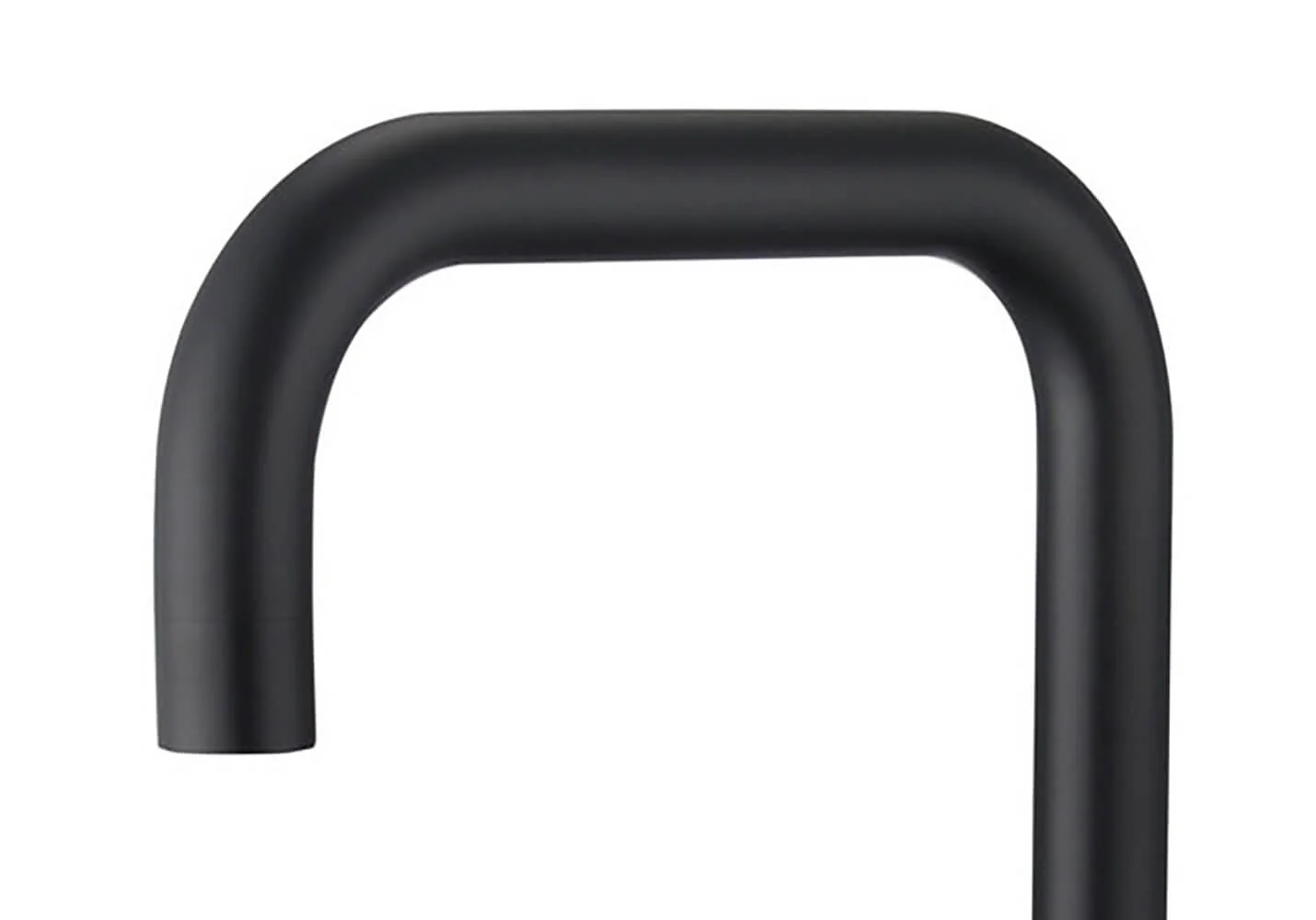 Смеситель для кухни AQUATEK (квадратный излив), матовый черный AQ1080MB