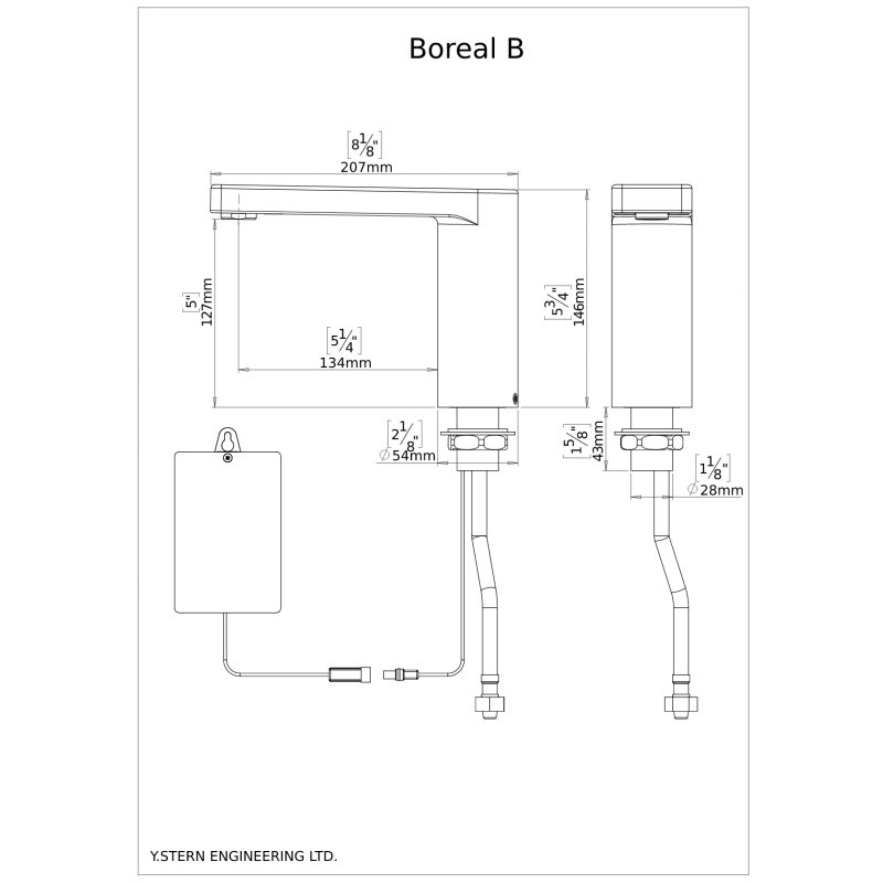 STERN Boreal B Электронный кран с ИК-датчиком 212000