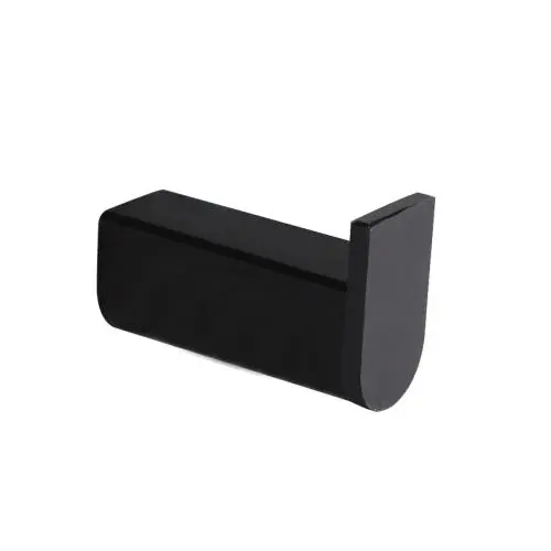 Крючок для полотенец настенный одинарный Capri черный Nofer 16221.N